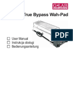 Glab True Bypass Wha Pad Manual