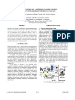 Remote Control of A Networked Mobile Robot Using An Immersive Locomotion Interface