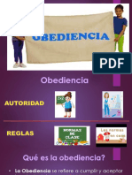 Virtud Obediencia para Niños