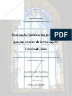Tesis Sistema de Clasificación Jerárquico para los vitrales de la Necrópolis Cristóbal Colón - Adriana de La Nuez