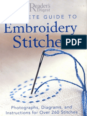 Complete Guide To Embroidery Stitches Pdf