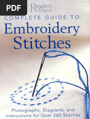 Complete Guide To Embroidery Stitches Pdf