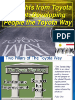 Highlights From Toyota Talent: Developing People The Toyota Way