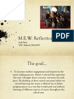 M.E.W. Reflection: Josh Paris Nyc Ischool 2014-2015