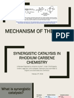 Synergistic Catalysis in Rhodium Carbene Chemistry
