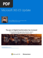 Microsoft 365 E5 Update Webinar January 15 2019