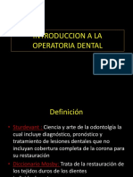 1.introduction A La Operatoria Dental