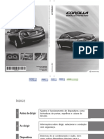 Manual Proprietário Toyota Corolla 2010/2011