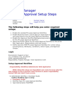 Property Manager Workflow Approval Setup Steps: The Following Steps Will Help You Enter Required Setups