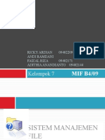 Sistem Manajemen File - Matkul Sistem Operasi