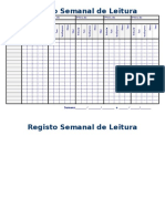 Registo Semanal da Leitura 