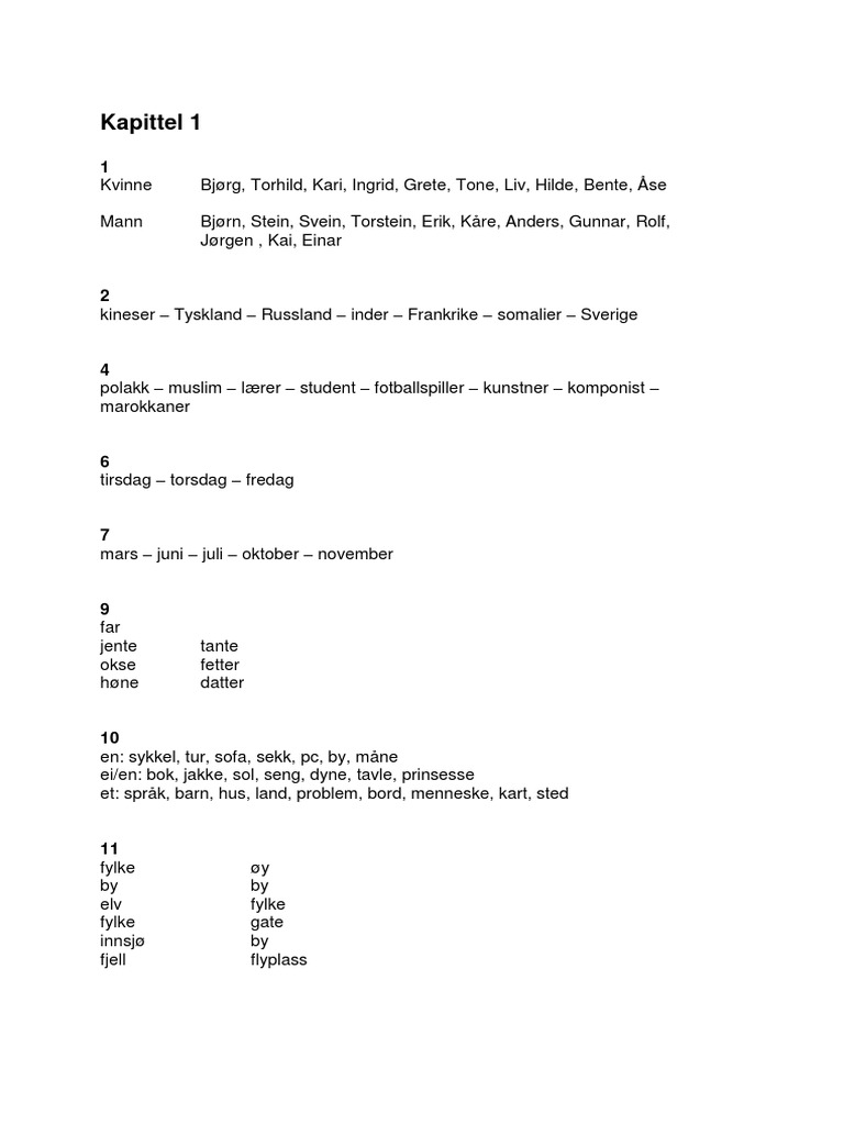 Samlet - Fasit - Praktisk Norsk 2 | PDF