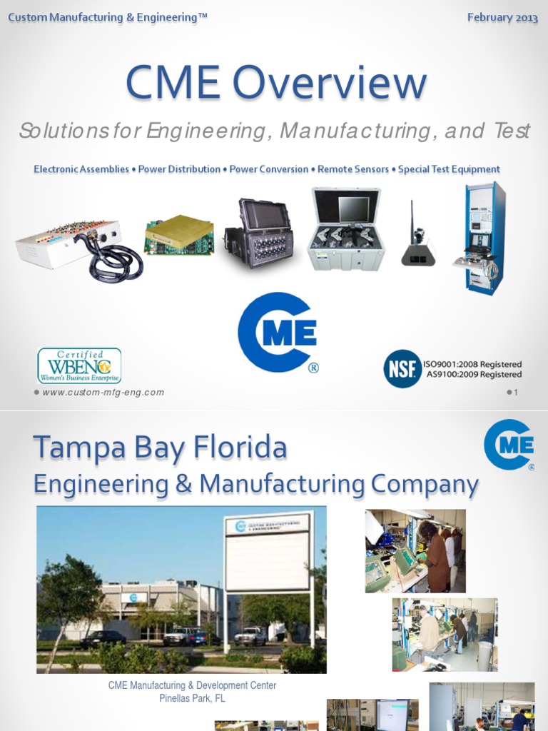 CME Overview PDF Power Supply