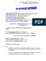 PROIECT - DE - ACTIVITATENTEGRATA-SERBAN MARCELINA-surprizele - Lui - Nemo PDF