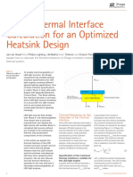 Proper Thermal Interface Calculation For An Optimized Heatsink Design