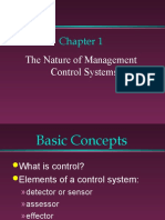 The Nature of Management Control Systems