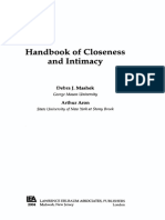 Handbook of Closeness and Intimacy: Debra J. Mashek