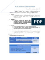 Sistema de Almacén y Pedidos.Cotización Perú
