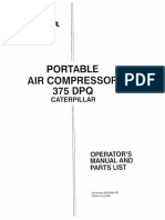 Sullair 375 DPQ Operator Manual y Parts 2003 - 02250049-038(E) 375 CAT