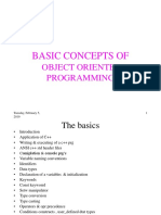 Basic Concepts Of: Object Oriented Programming