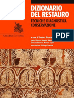 Dizionario Del Restauro. Tecniche Diagno