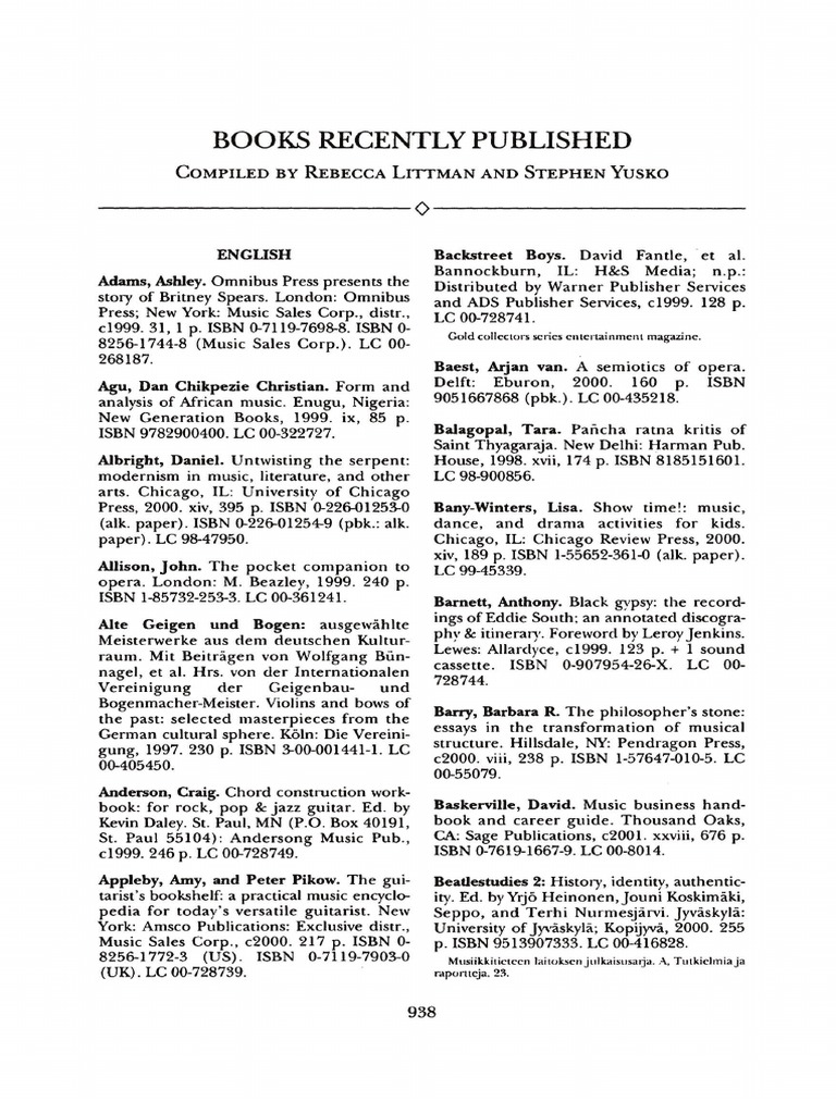 Books Recently Published | PDF | Entertainment (General) | Leisure