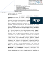 Audiencia única fijada en caso de desnaturalización de contrato