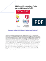 Office 2013 Manual Practico Para Todos