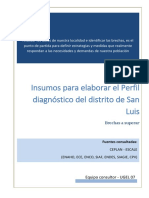 Diagnóstico Educativo distrito de San Luis