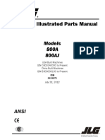 JLG 800A, 800AJ - Parts - 3121271 - 7-31-12