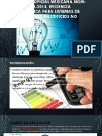Nom-001-Eficiencia Electrica para Sistemas de Alumbrado Presentacion