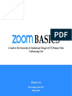 Schedule a Zoom Meeting from the UTT Zoom App