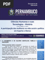 A participação das mulheres na vida social e política em Esparta e Atenas.ppt