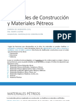 Materiales de Construcción y Materiales Petreos