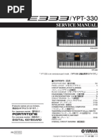 Manual Yamaha PSR E333