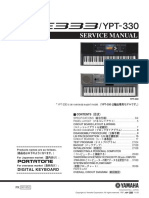 Manual Yamaha PSR E333