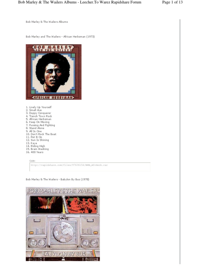 Bob Marley Vol 2 Bob Marley Reggae
