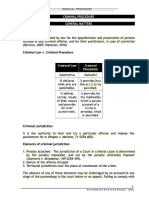 Criminal Procedure Jurisdiction