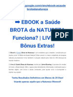 eBook a Saúde Brota Da Natureza Funciona?