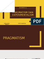 Pragmatism Dan Experimentalism