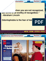 "Don't Worry When You Are Not Recognized, But Strive To Be Worthy of Recognition." - Abraham Lincoln Odontophobia Is The Fear of Teeth