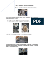 Pruebas de Laboratorio para Cementaciones