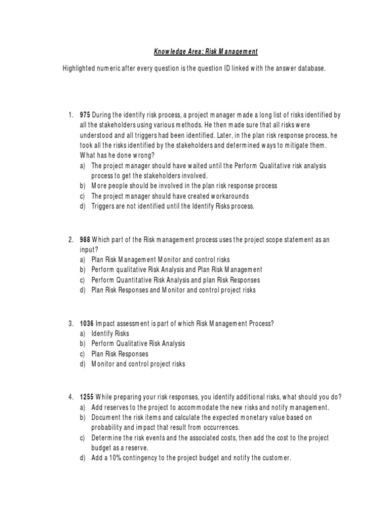 8 Risk Management | PDF | Risk Management | Risk