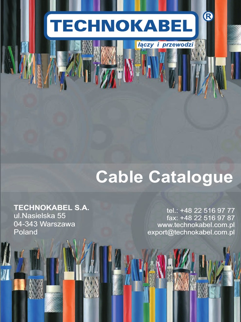 Technokabel Cable Catalogue Overview | PDF | Technology & Engineering