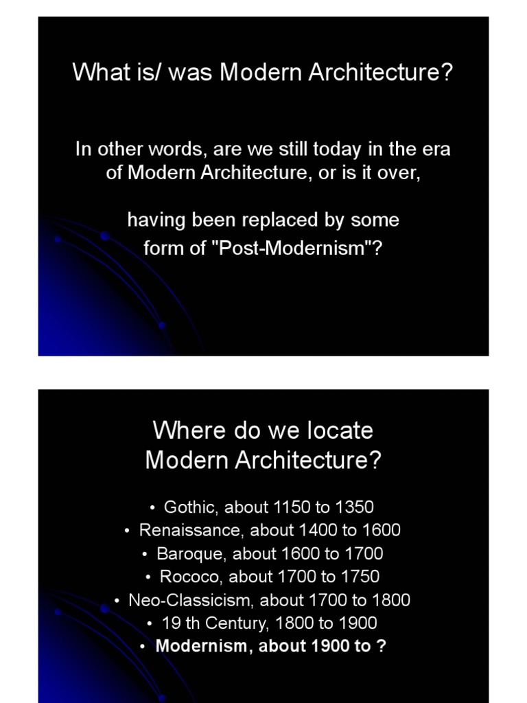 What Is Modern Architecture Pdf – UUKAMV