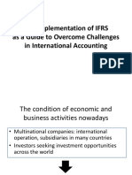 The Implementation of IFRS As A Guide To Overcome Challenges in International Accounting