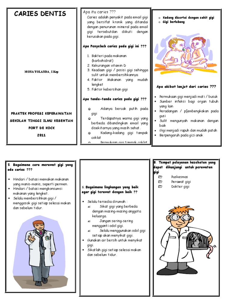 Leaflet Caries Dentisdoc