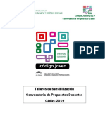 Convocatoria Propuestas Docentes 2019