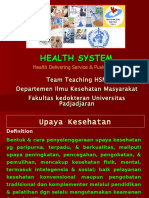 2 Health System Upaya Kesehatan Dan Puskesmas