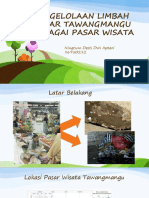 Pengelolaan Limbah Pasar Tawangmangu Sebagai Pasar Wisata